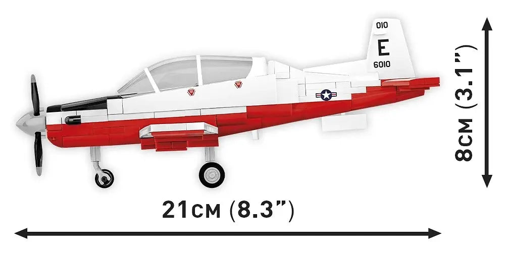 Klocki samolot cywilny beechcraft t-6 197 elementy