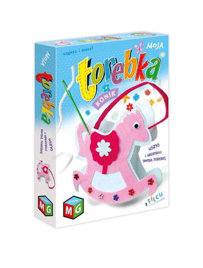 Moja torebka z filcu - Konik