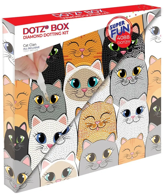 Diamond Dotz Cat clan DBX020 18836