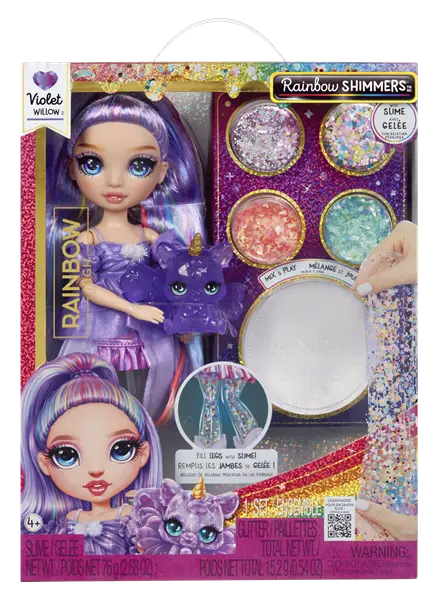 Rainbow High Shimmers slime - Violet