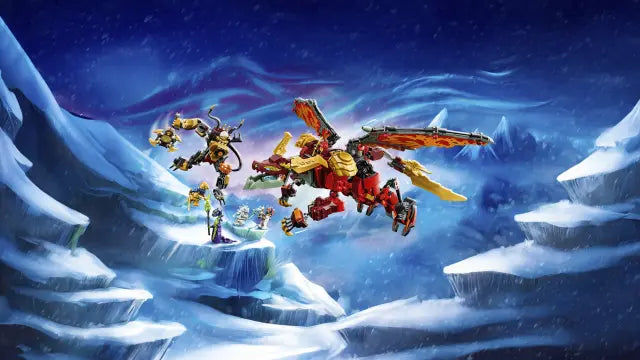 Lego Ninjago - Transformujący smoczy mech Wyldfyre