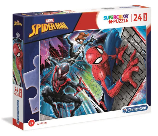 CLE puzzle 24 maxi SuperKolor Spiderman 24497