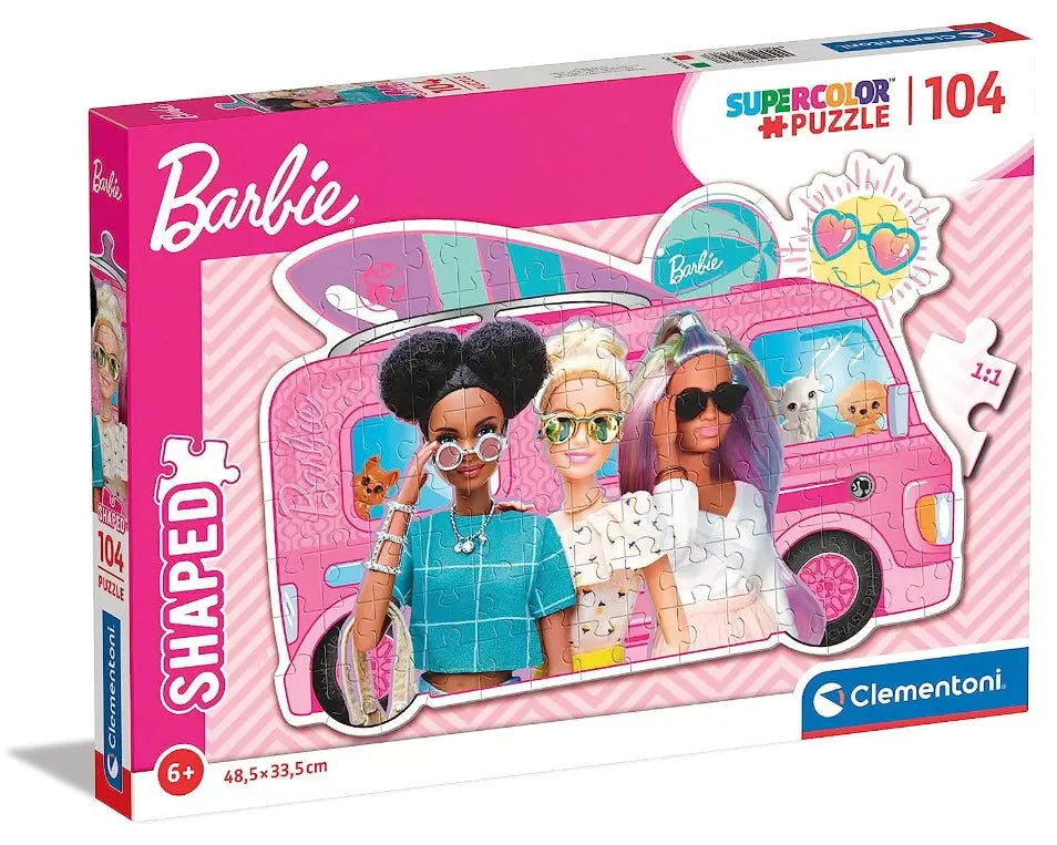 Puzzle Shape Barbie 104 elementy