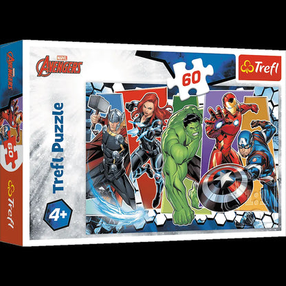 Puzzle 60 niezwyciężeni avengersi marvel