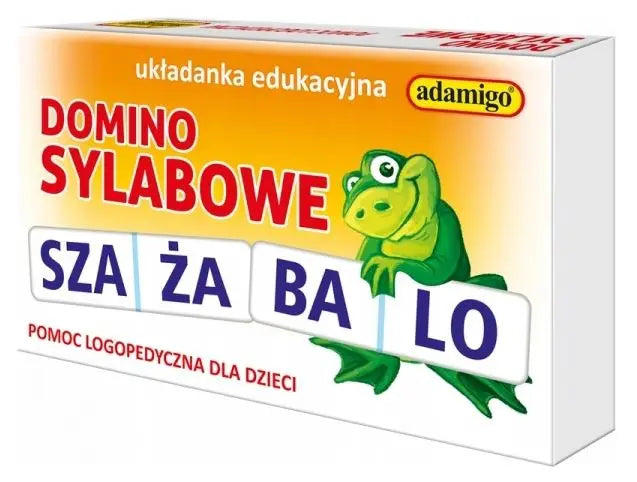 Domino sylabowe - układanka edukacyjna 04812