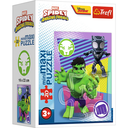 Puzzle minimaxi 20 elementów niesamowity spidey