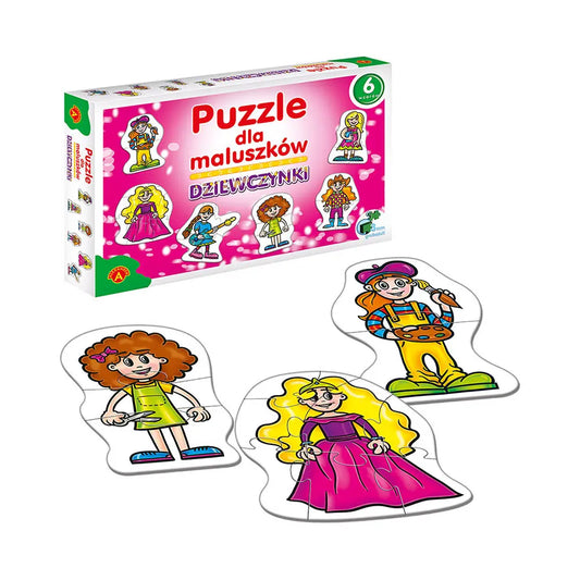 Puzzle dla maluszków dziewczynki 0540