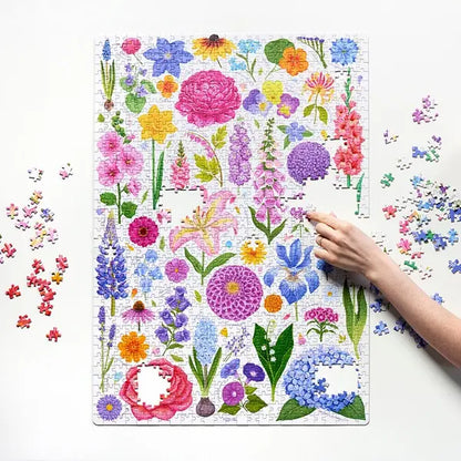 Puzzle - Kwiaty ogrodowe 1000 el.