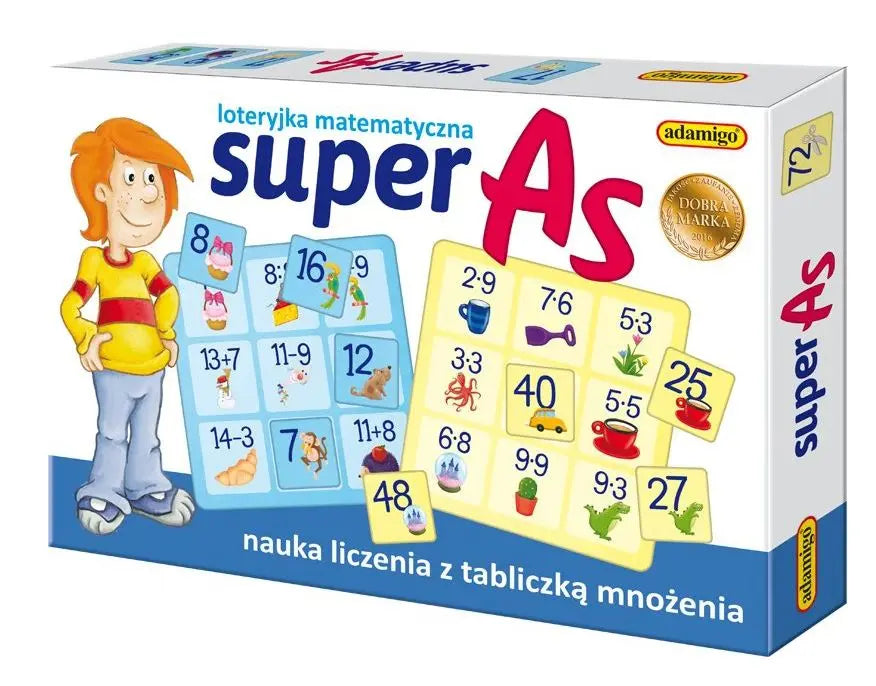 Super As - loteryjka matematyczna 01750