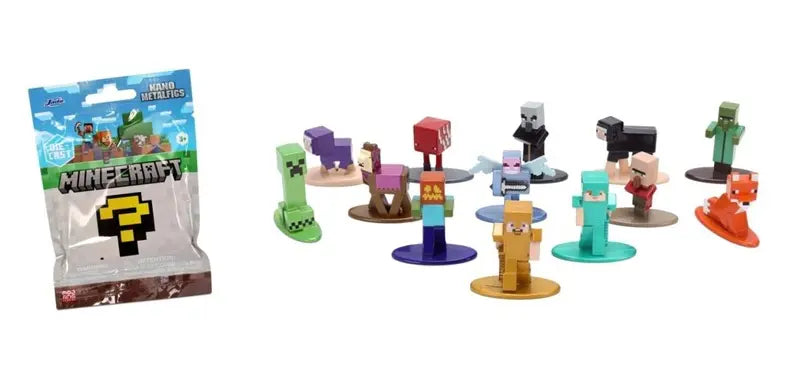 Minecraft metal figurka 4cm - 13 wzorów
