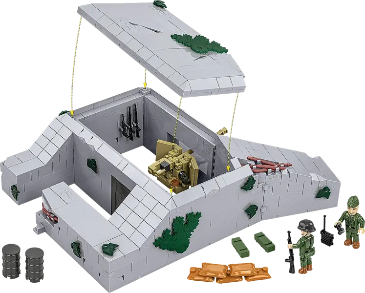 Historical Collection WWII - German Bunker Regelbau 667 - 642 klocki