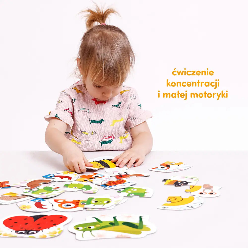 CzuCzu Puzzle Robaczki czworaczki 2+