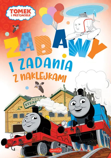 Książeczka - Tomek i przyjaciele. Zabawy i zadania z naklejkami
