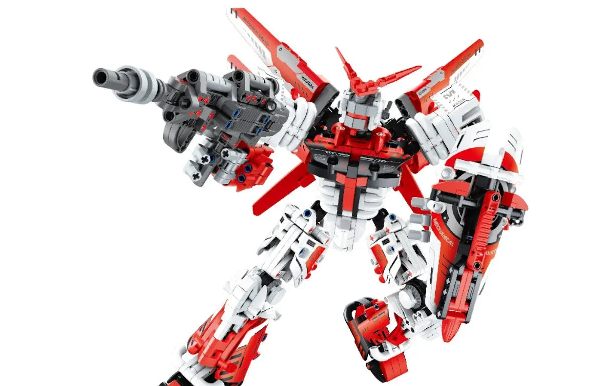 Immaster klocki mecha wojownik czerwony 1100 elementów