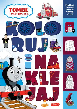Tomek i przyjaciele koloruj i naklejaj