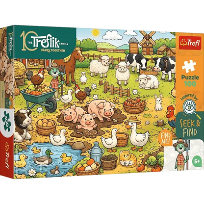 PUZZLE 100 Seek&Find Wieś 16589