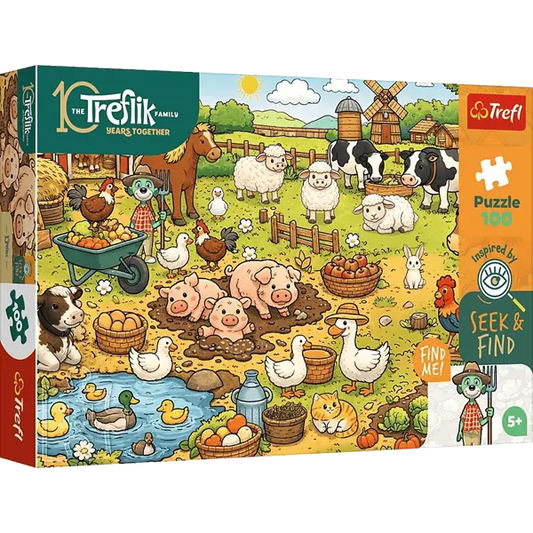 PUZZLE 100 Seek&Find Wieś 16589