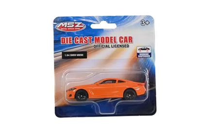 Model BMW 850i Coupe pomarańczowy 1:64