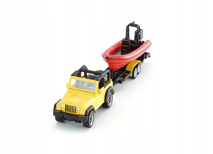 SIKU 16 Jeep z łodzią 1658