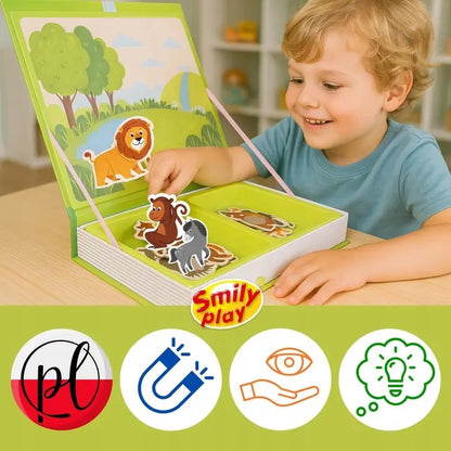 Smily Play Układanka Magnetyczna Zwierzęta