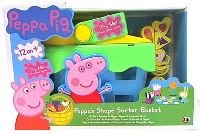 Peppa pig muzyczny koszyk-sorter