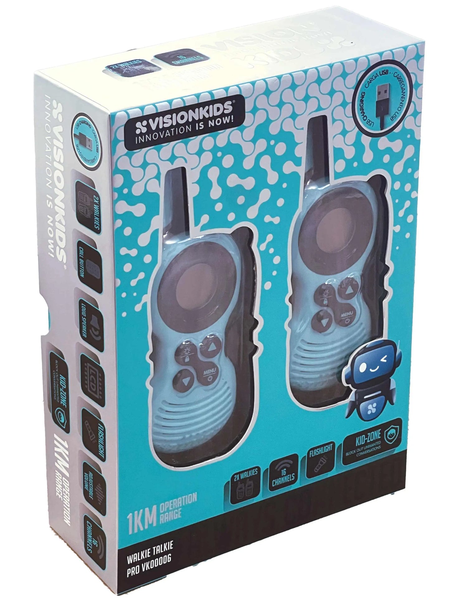 Walkie talkie pro vision kids