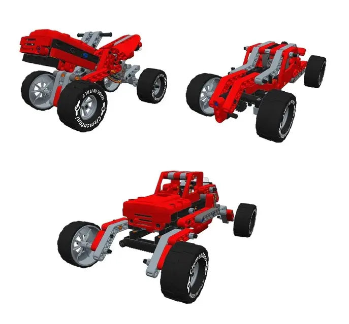Naukowa zabawa laboratorium mechaniki monster truck