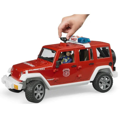 Jeep Wrangler Rubicon straż pożarna z figurką i modułem