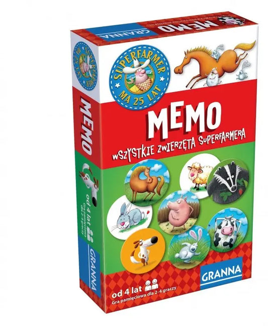 MEMO® Wszystkie zwierzęta superfarmera - WYJĄTKOWA EDYCJA JUBILEUSZOWA