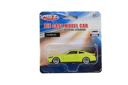 Model BMW M4 żółty 1:64