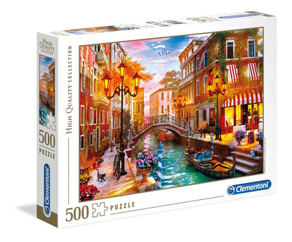 Puzzle 500 hq sunset over venice