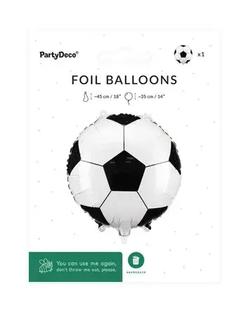 Balon foliowy - Piłka nożna - 35x35