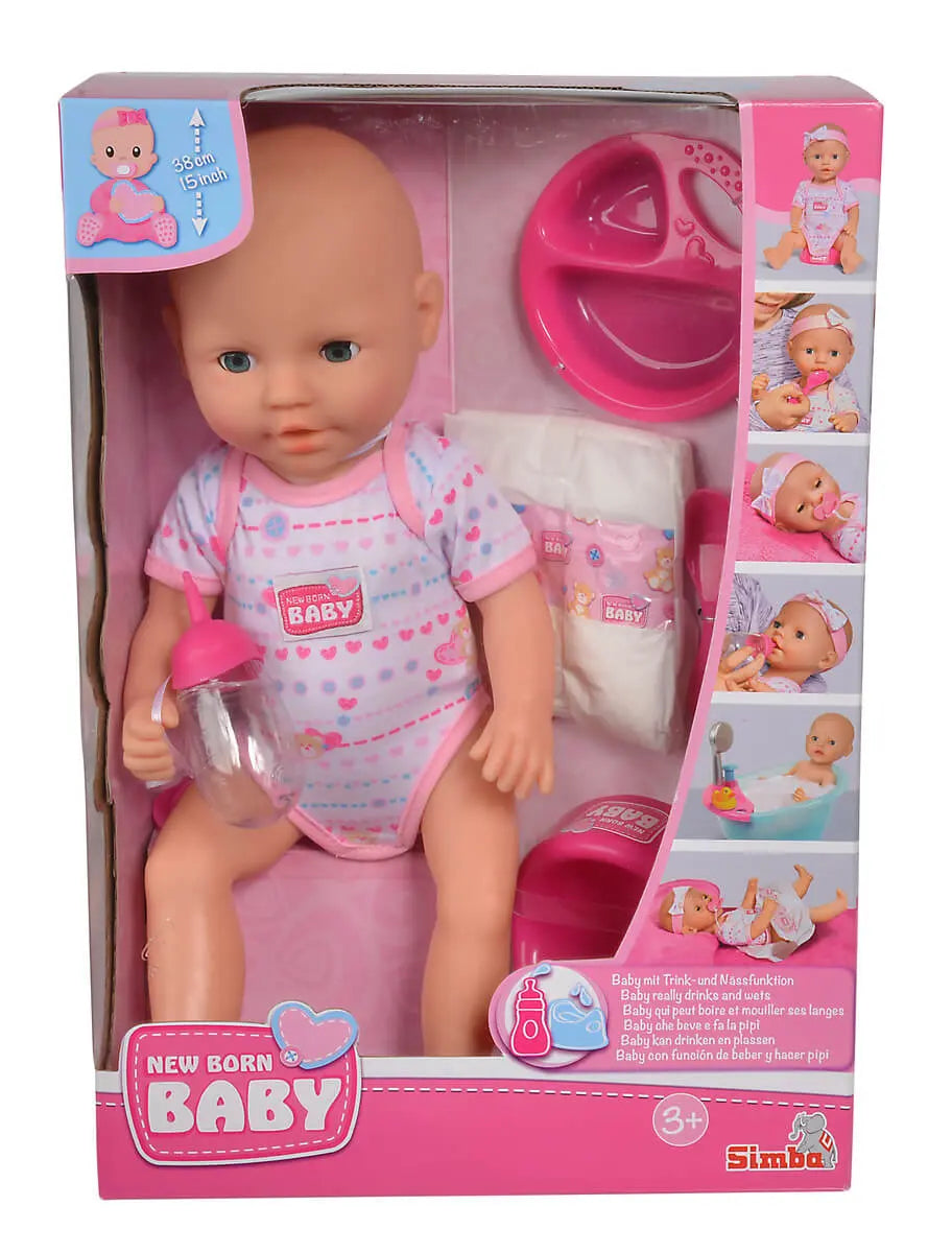 New born baby bobas 38 cm z akcesoriami