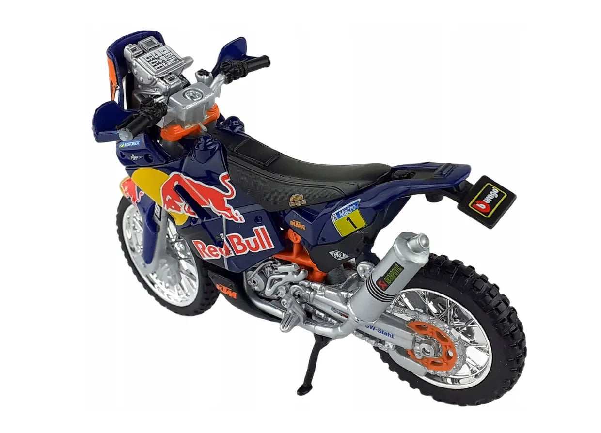 1:18 red bull cycle ktm 450 rally