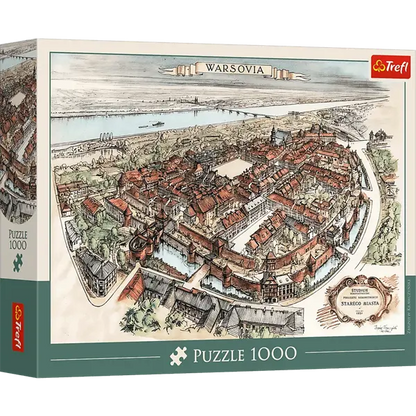 Puzzle 1000 el. Projekt Rekonstrukcji Starego Miasta, 1951
