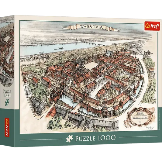 Puzzle 1000 el. Projekt Rekonstrukcji Starego Miasta, 1951