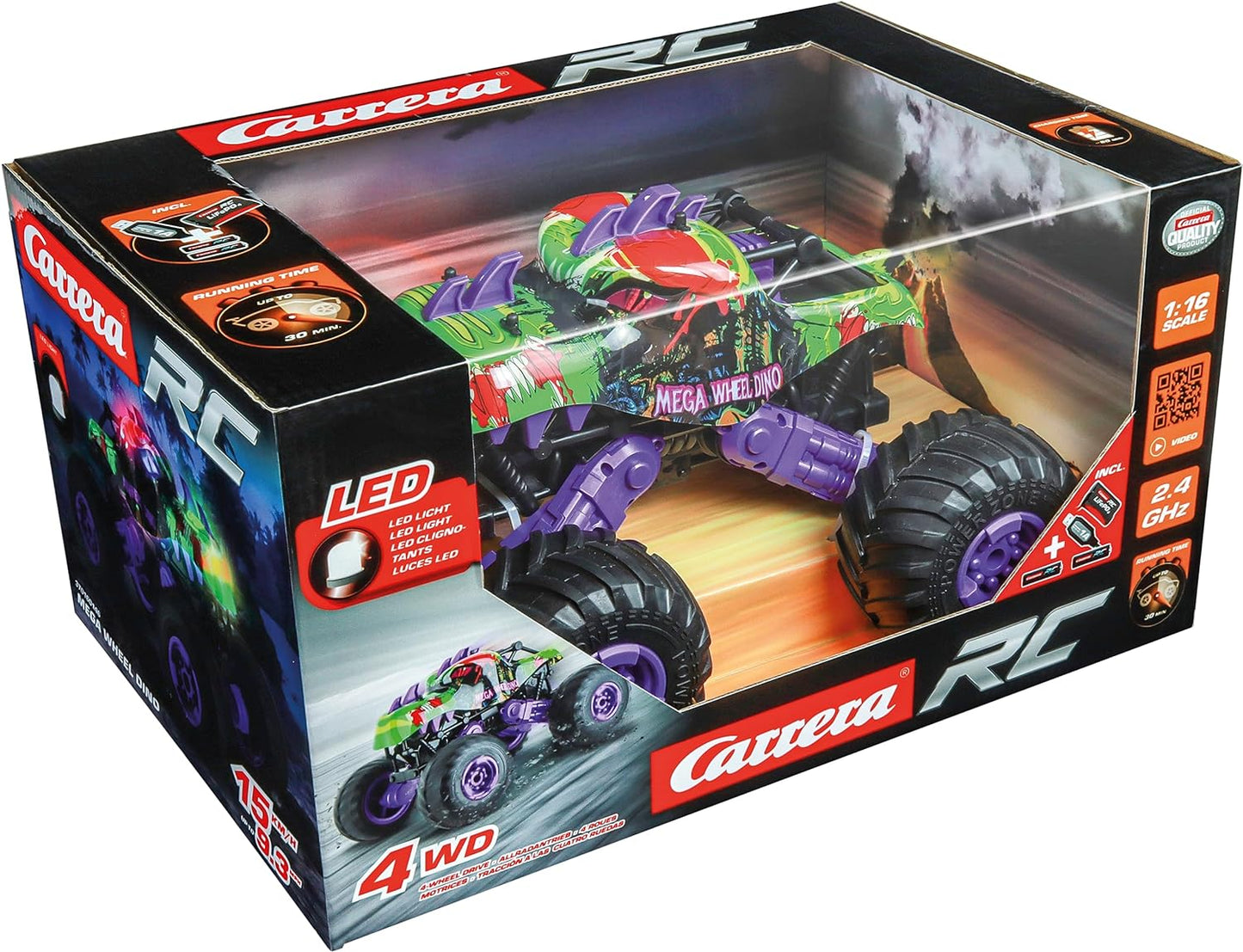 Carrera rc mega wheel dino 24 ghz