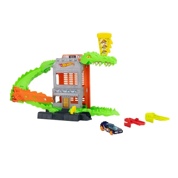 Hot Wheels Krokodyl - atak na pizzerię zestaw