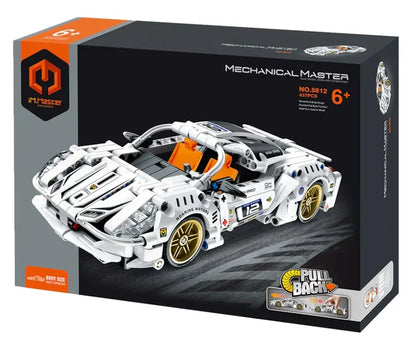 Immaster klocki super auto białe 437 elementy