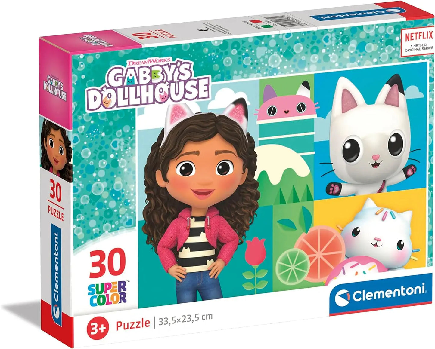 Puzzle 30 super kolor domek gabby