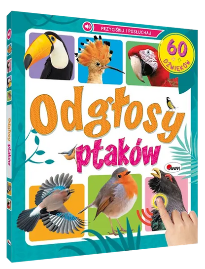 Książka dźwiękowa - Odgłosy ptaków, 60 dźwięków