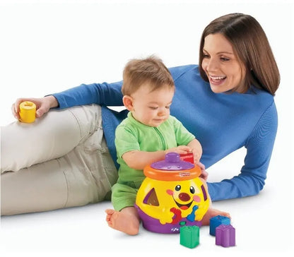 Fisher-price garnuszek na klocuszek
