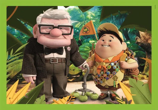 Puzzle 4w1 SuperKolor Pixar
