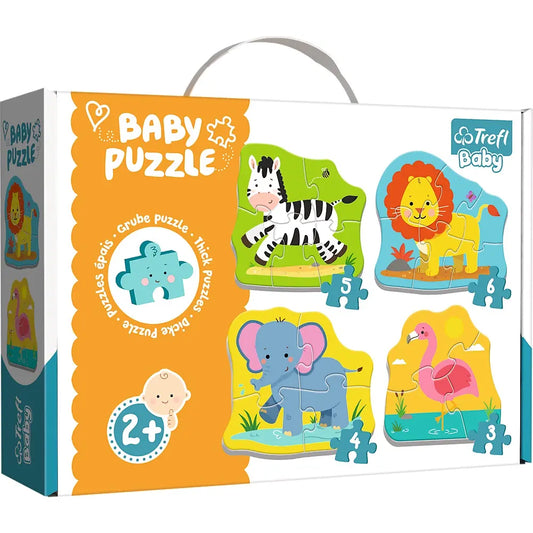 Puzzle baby classic zwierzątka na safari