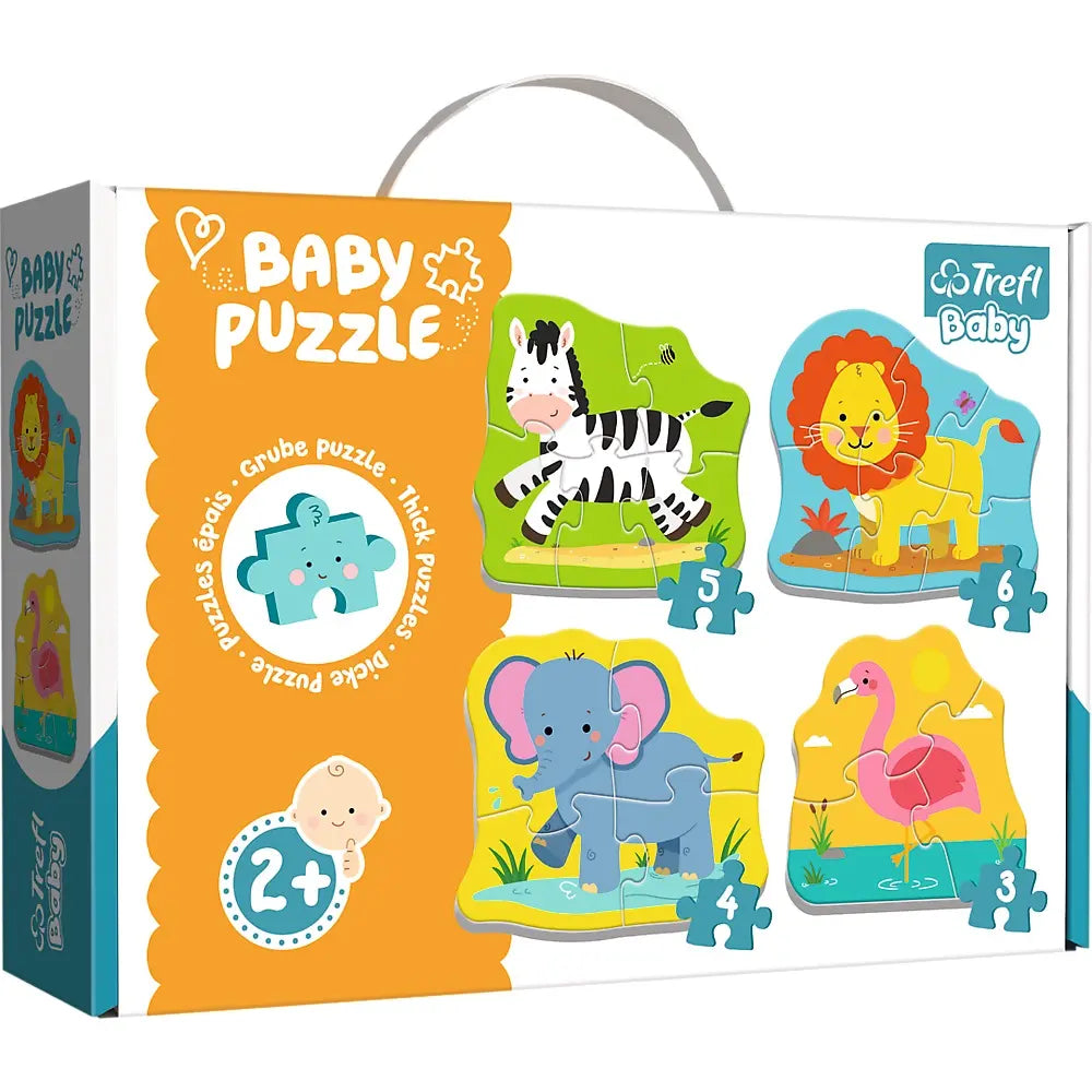 Puzzle baby classic zwierzątka na safari
