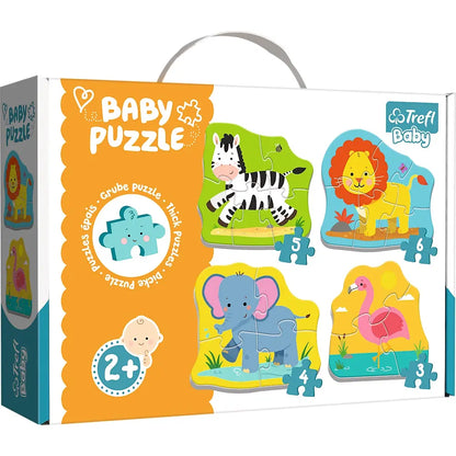 Puzzle baby classic zwierzątka na safari