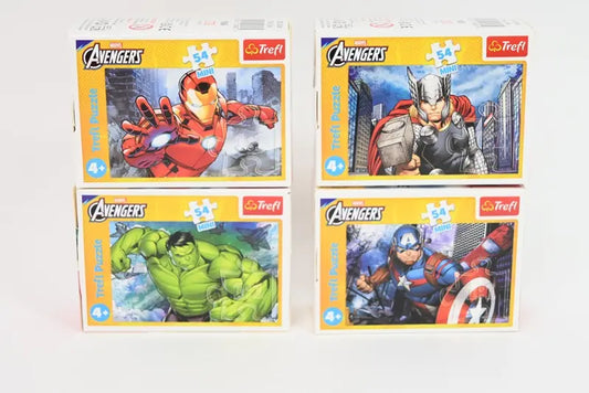 PUZZLE 54 Mini Niezwykłe zdolności Avengersów