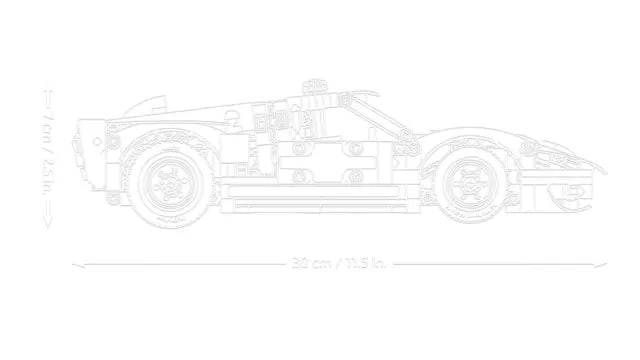 Lego Technic - Samochód wyścigowy 1966 Ford GT40 MKII