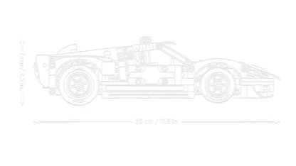 Lego Technic - Samochód wyścigowy 1966 Ford GT40 MKII
