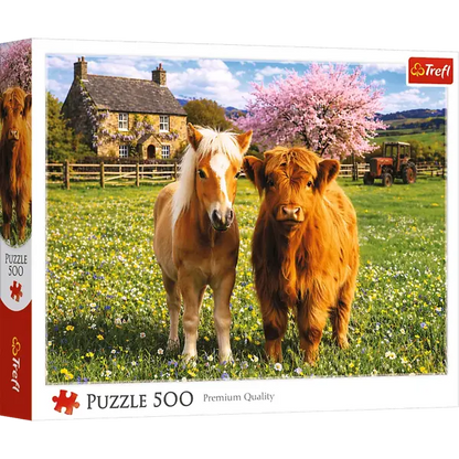 PUZZLE 500 Przyjaciele na farmie 37570